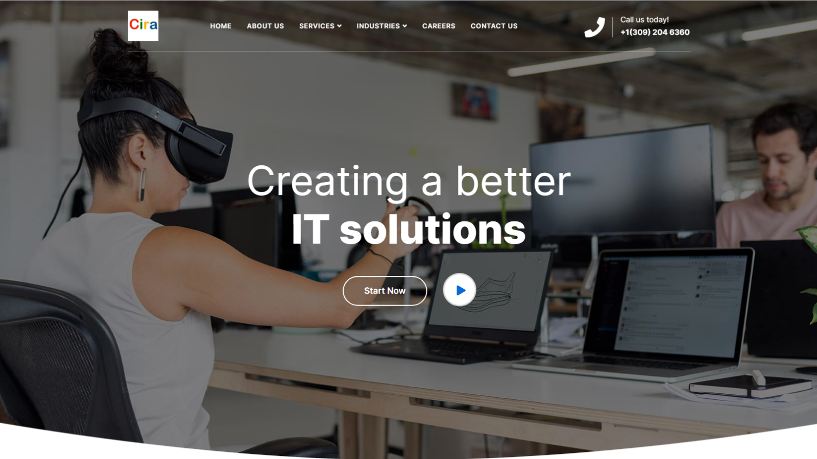 CiraTek website built by Inventive Agency